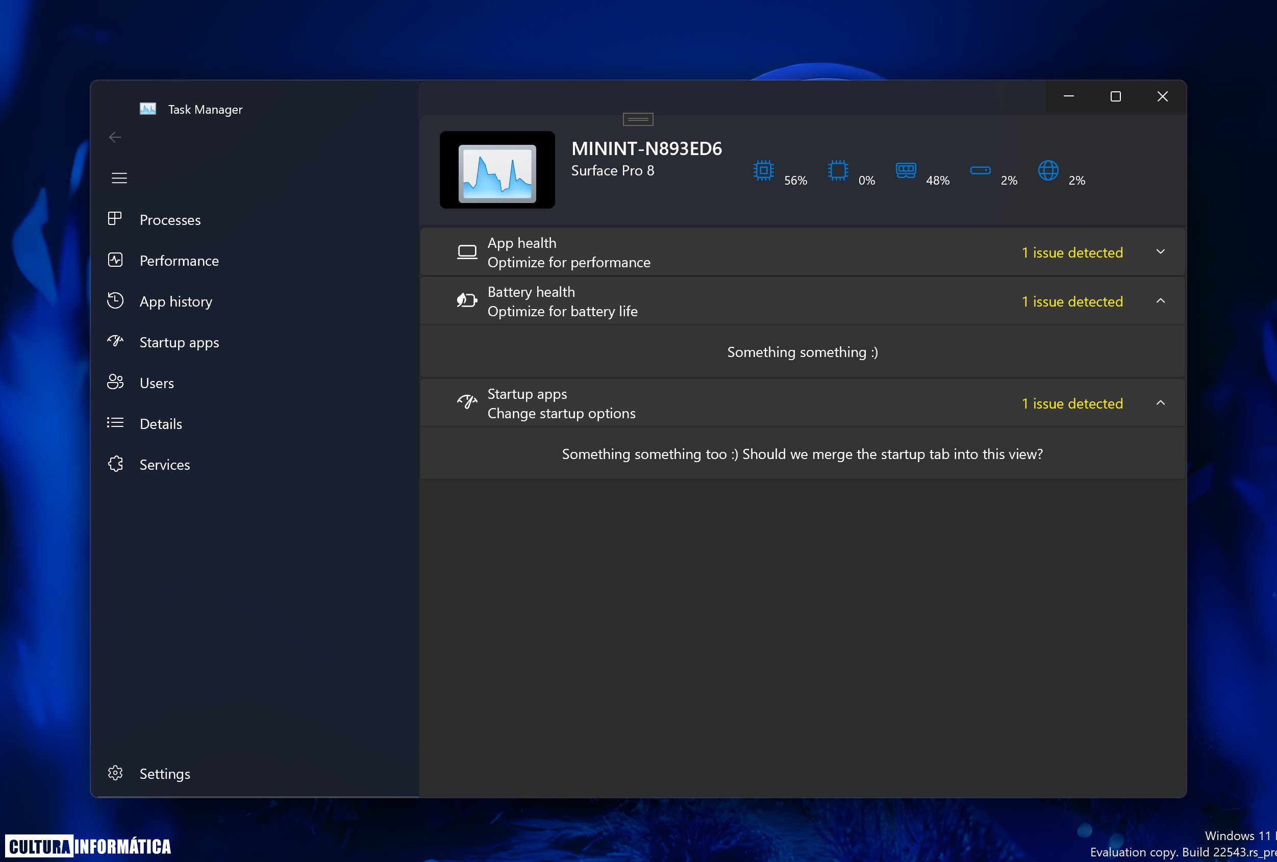 Nuevas funciones del Administrador de tareas de Windows 11