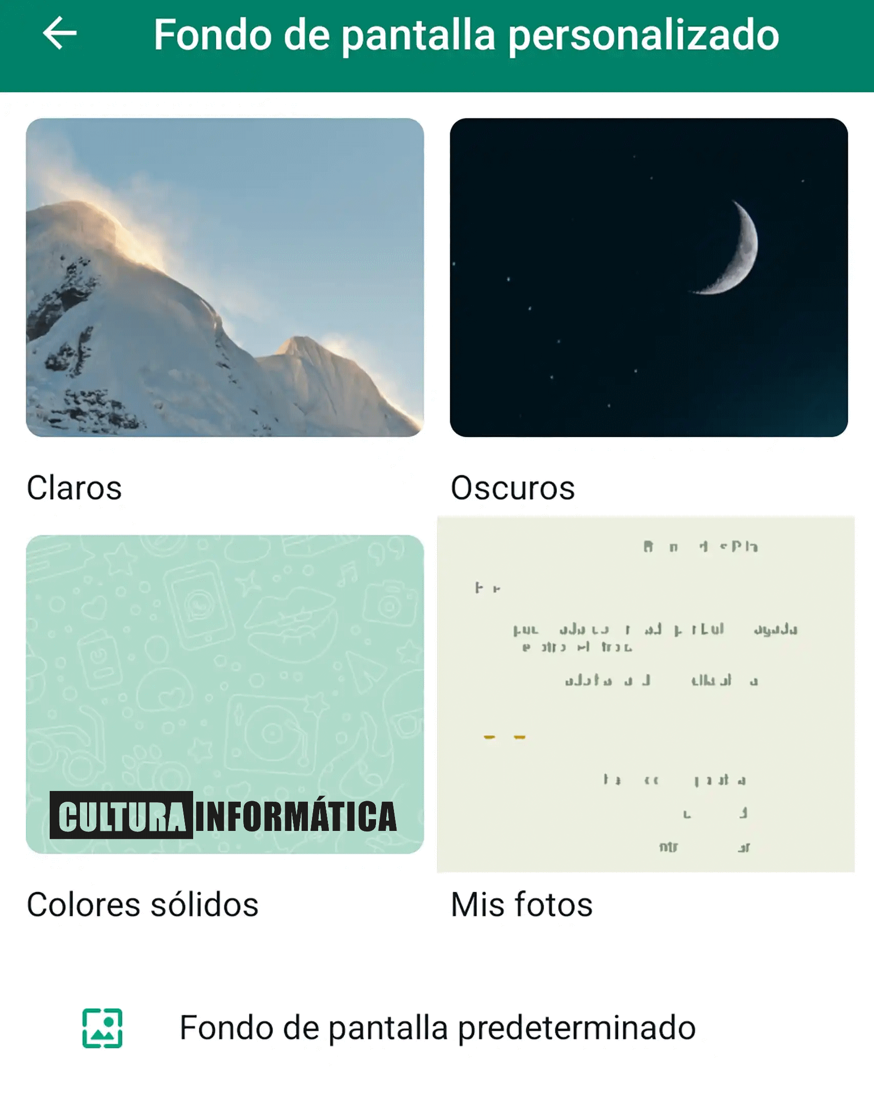 Personalización de la interfaz de llamadas de WhatsApp