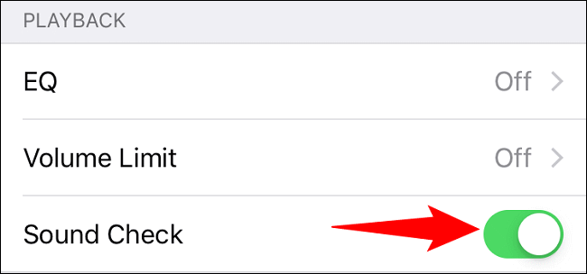 Activar Sound Check en iPhone