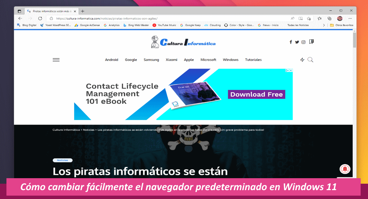 Cómo cambiar fácilmente el navegador predeterminado en Windows 11
