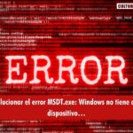 Error MSDT.exe