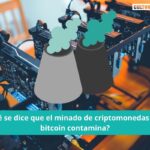 Contaminación del minería de criptomonedas