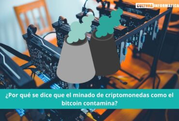 Contaminación del minería de criptomonedas