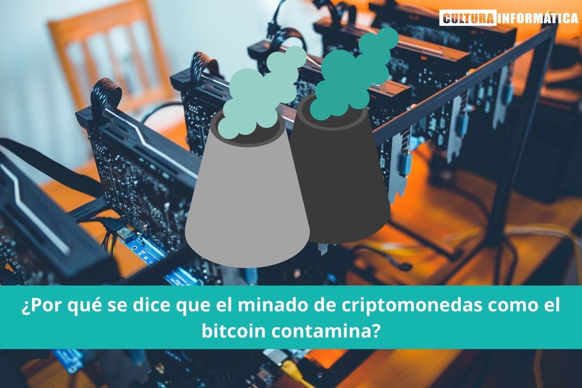 Contaminación del minería de criptomonedas