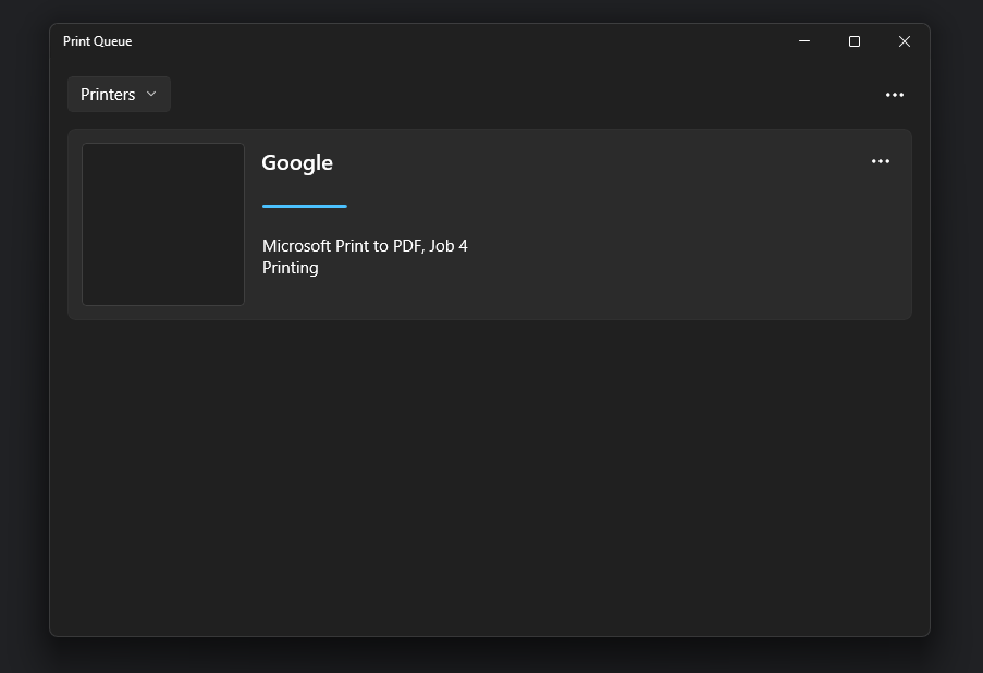Cuadro de dialogo de imprimir en Windows 11 Sun Valley 2