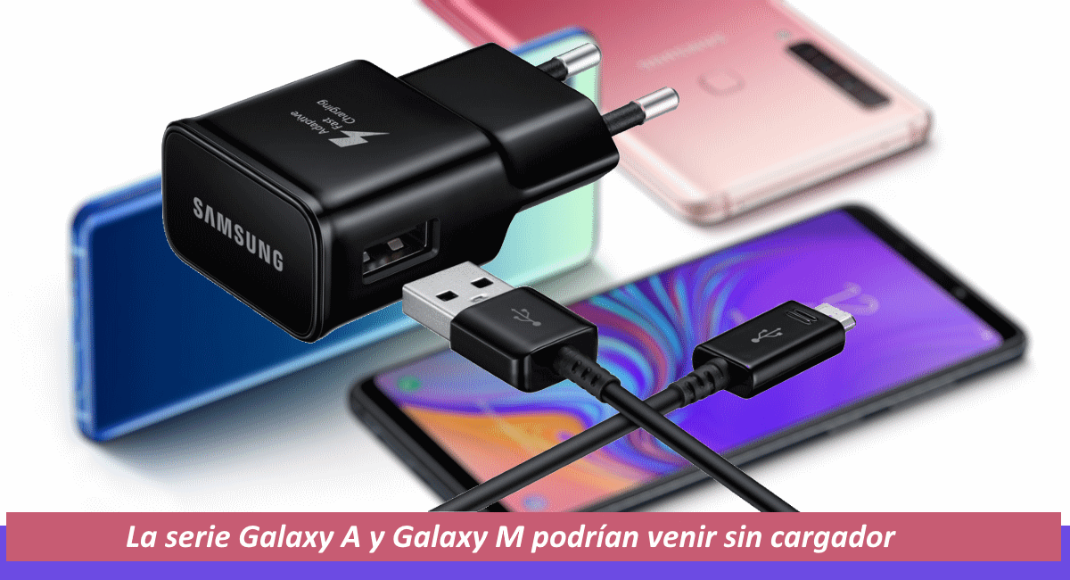 Los teléfonos Samsung podrían venir sin cargador