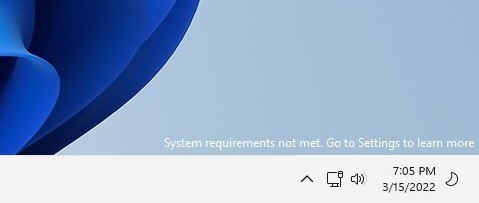 Marca de agua en Windows 11