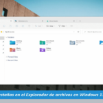 Pestañas en el Explorador de archivos