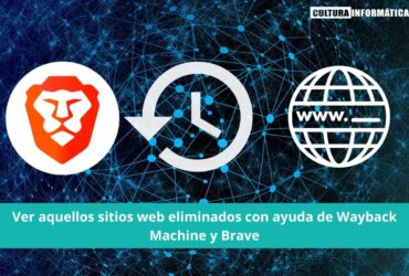 Wayback Machine y Brave