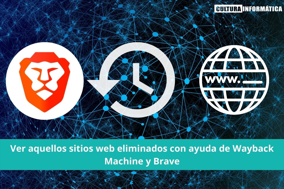 Wayback Machine y Brave