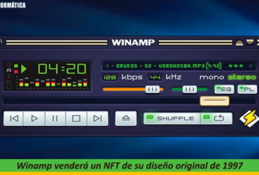 Winamp venderá un NFT de su diseño original de 1997