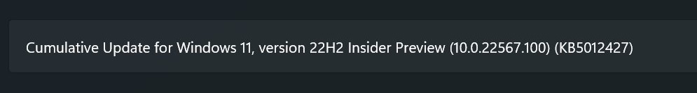 Windows 11 22H2 Confirmado