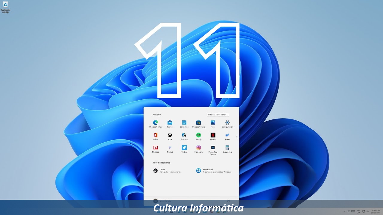 Barra de tareas de Windows 11
