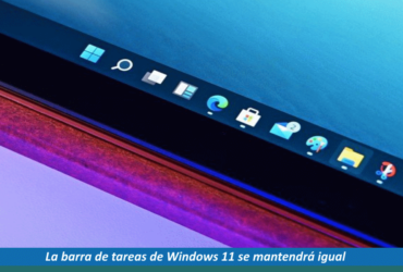 Barra de tareas de Windows 11