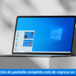Configuración de pantalla completa