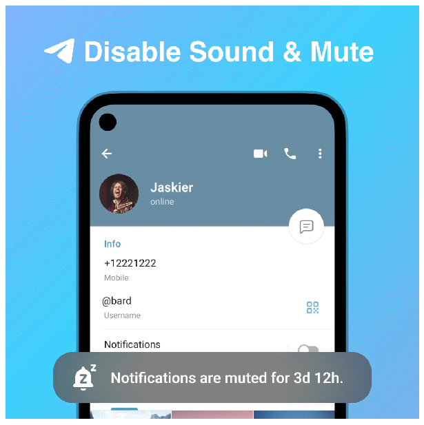 Duración de silencio personalizado