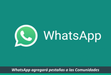 Pestañas a las comunidades de WhatsApp