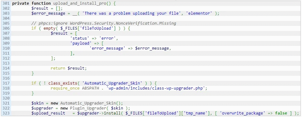 Vulnerabilidad en el plugin Elementor