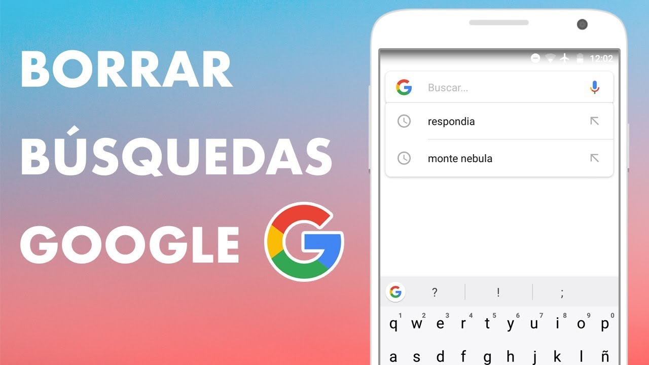 Borrar el historial de búsqueda