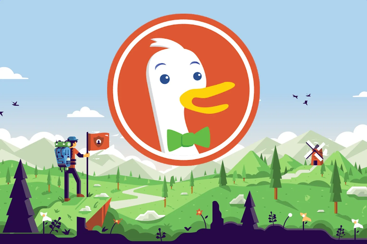 DuckDuckGo si permite los rastreadores de Microsoft