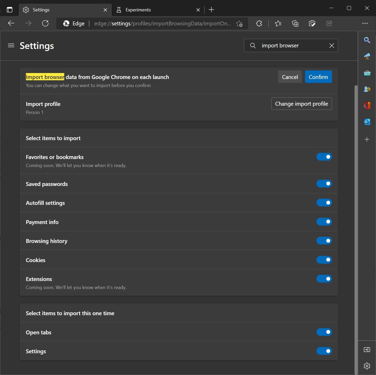 Nueva herramienta en Microsoft Edge