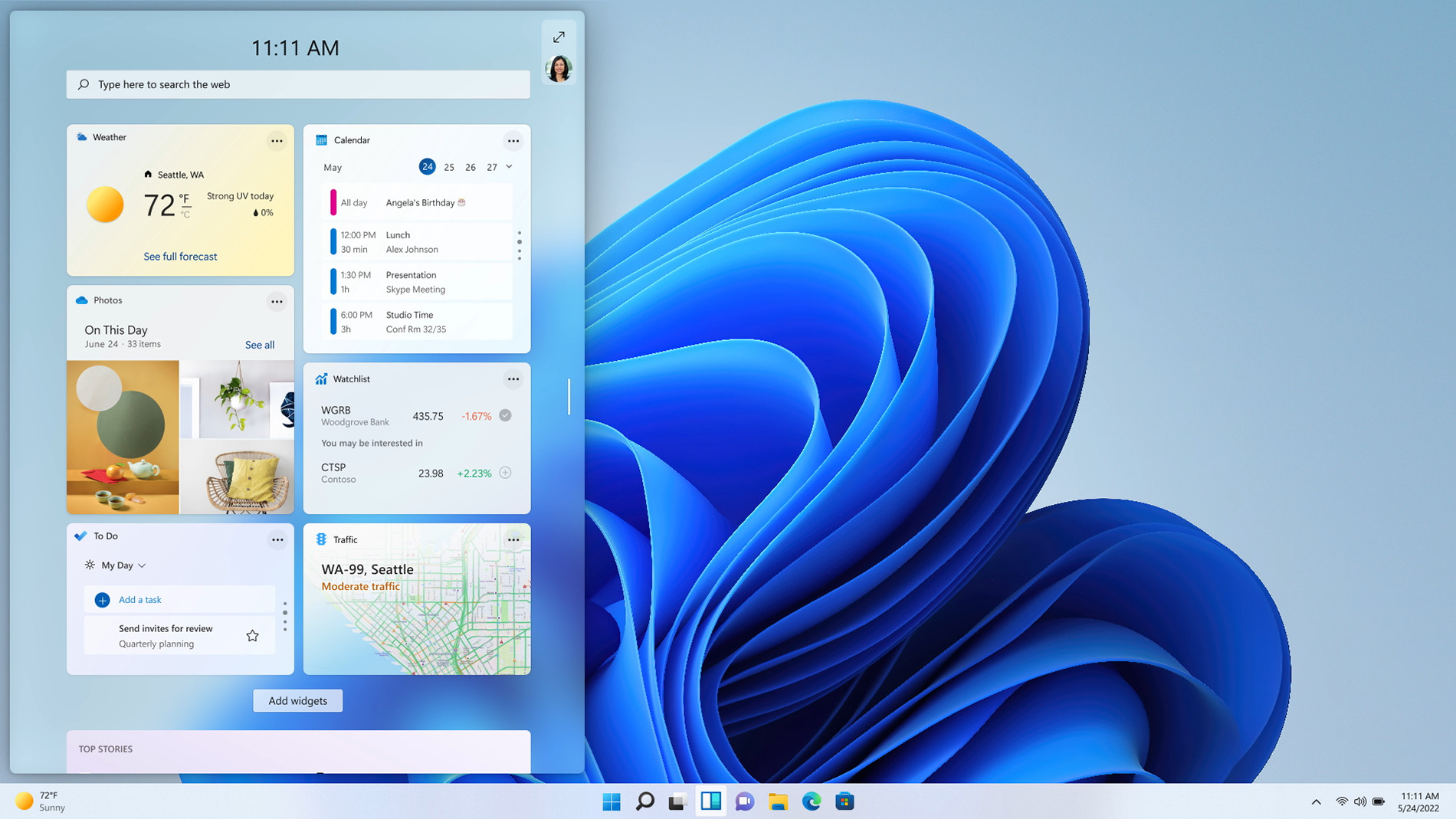Widget de terceros en Windows 11 