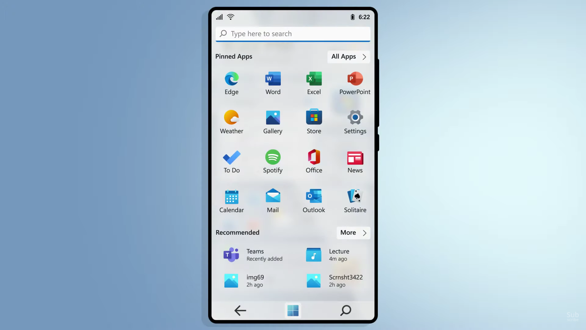 Windows 11 Phone