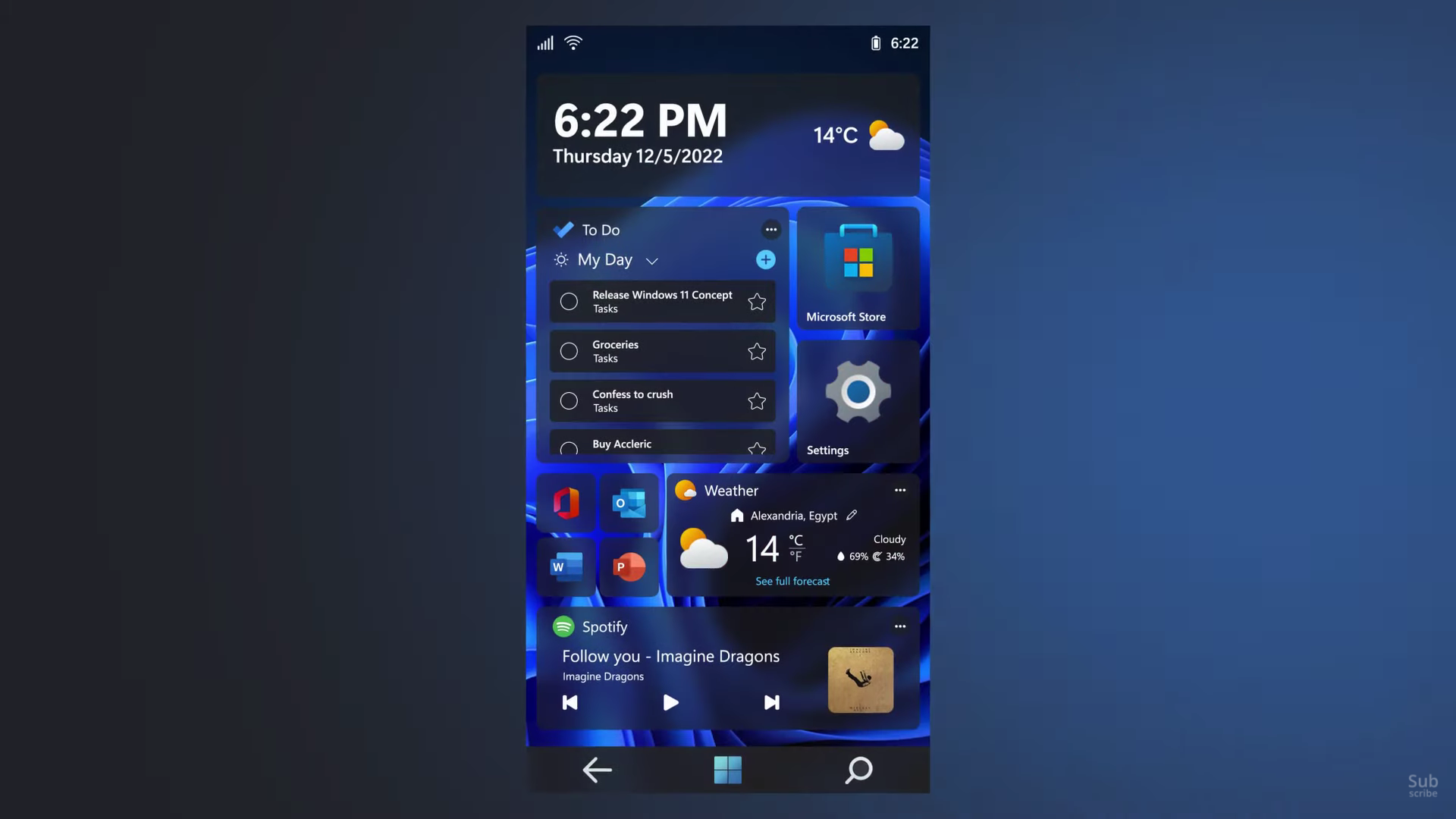 Windows 11 Phone