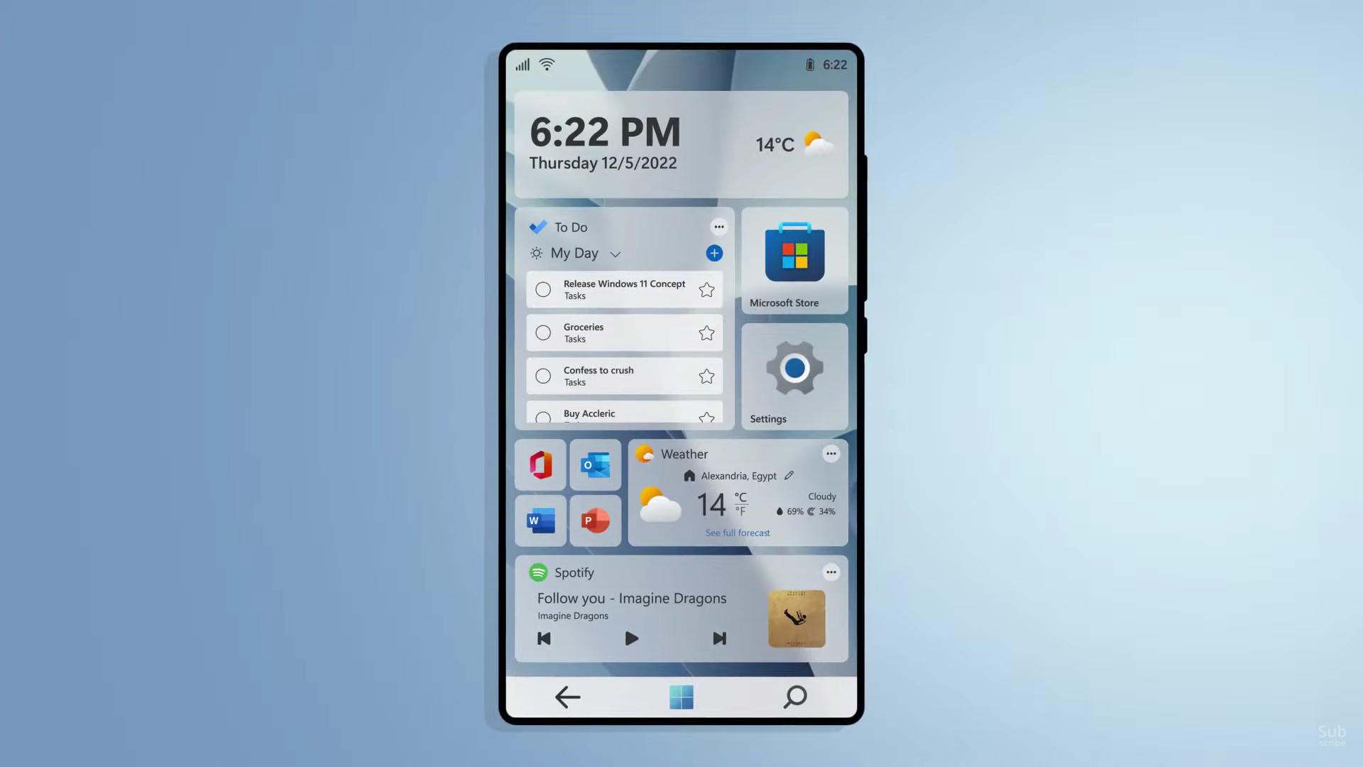 Windows 11 Phone