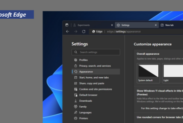 Activar efecto Mica en Microsoft Edge