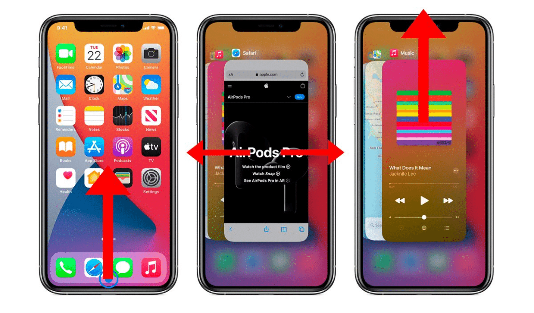 Cerrar aplicaciones en iPhone