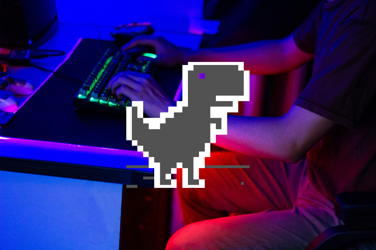 Cómo jugar el juego del dinosaurio sin internet