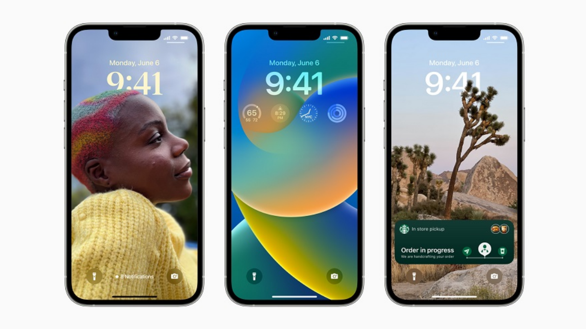 iOS 16 con nueva pantalla de bloqueo