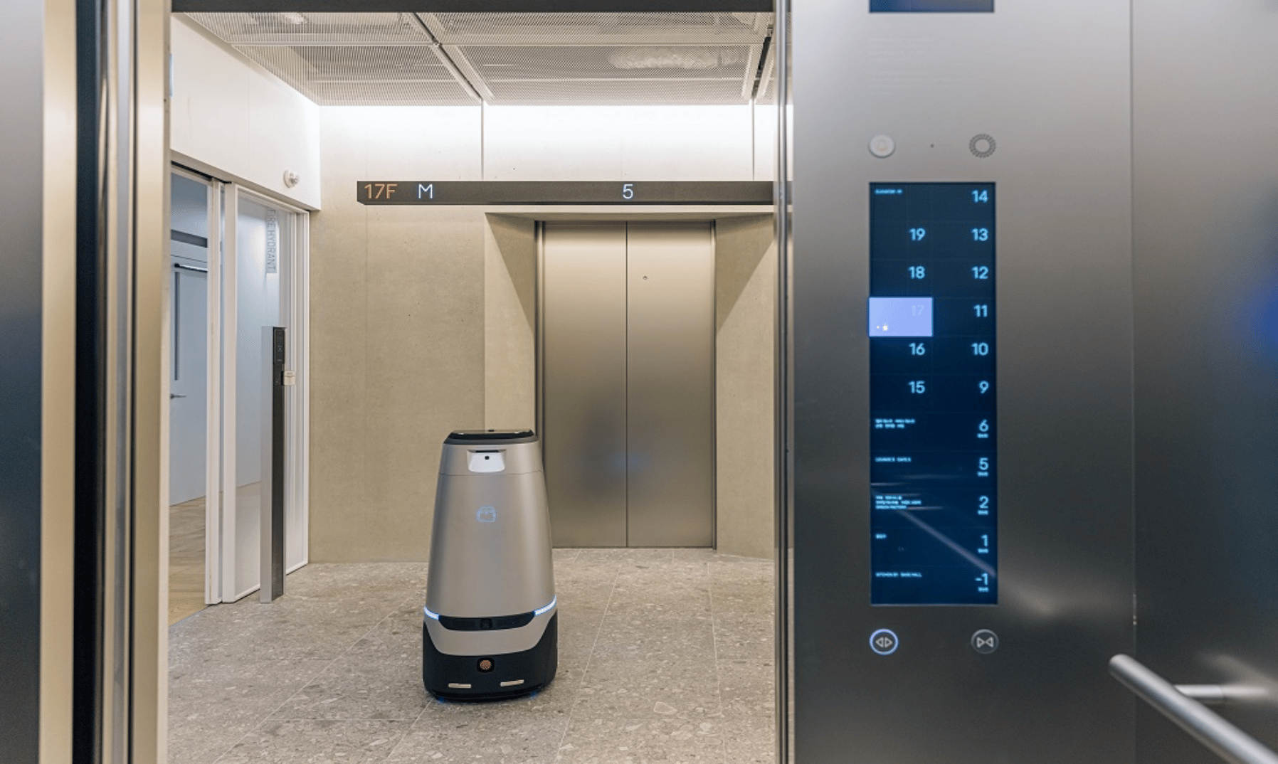 Red 5G privada para robots autónomos