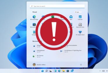 Bug hace desaparecer el menú de inicio de Windows 11