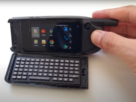 Teléfono Android en un Nokia 5110