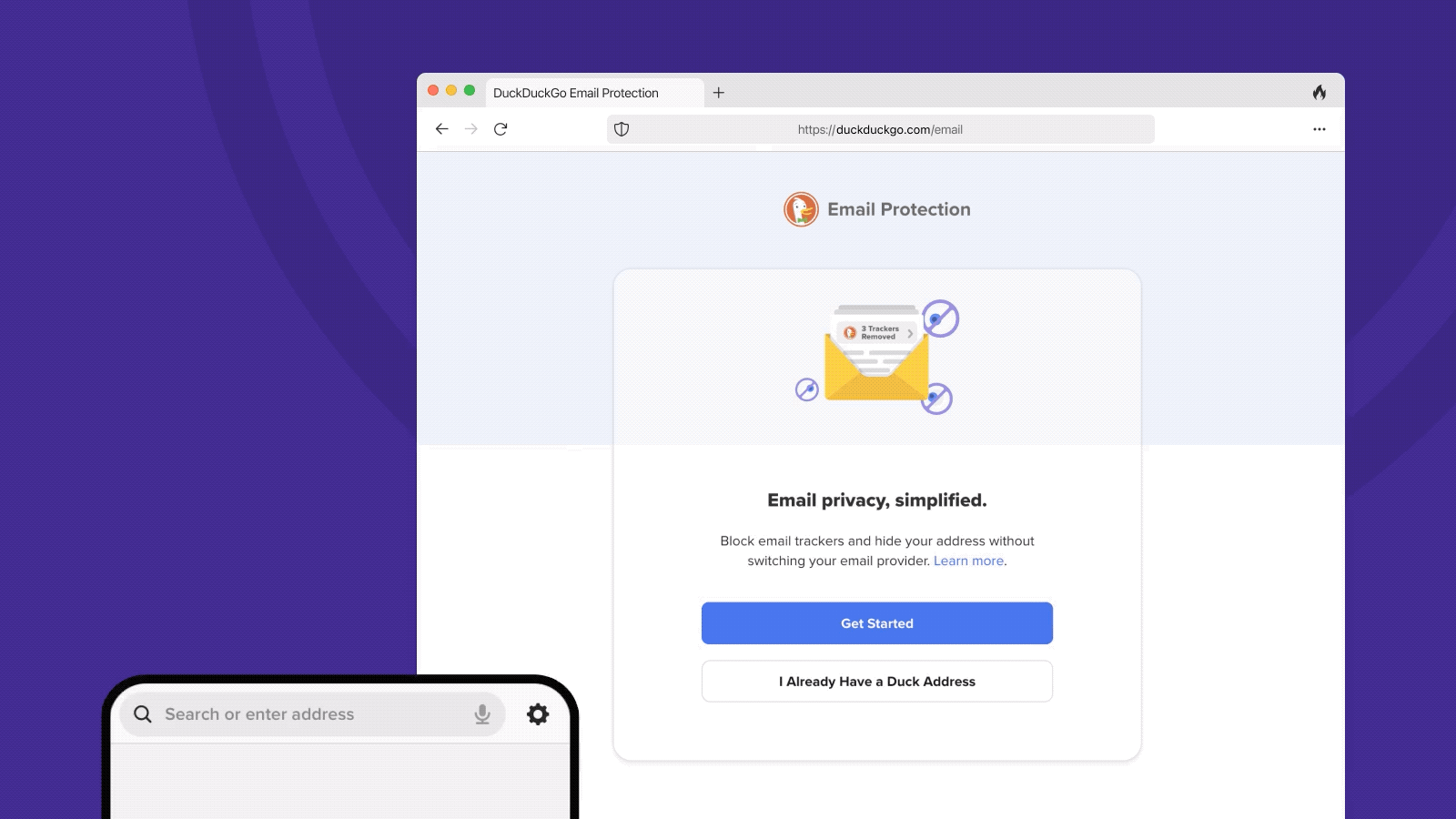 Emall Protection de DuckDuckGo