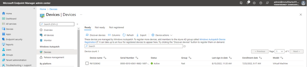 Actualización de Windows Autopatch