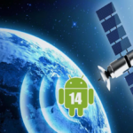 Android 14 conexión satelital