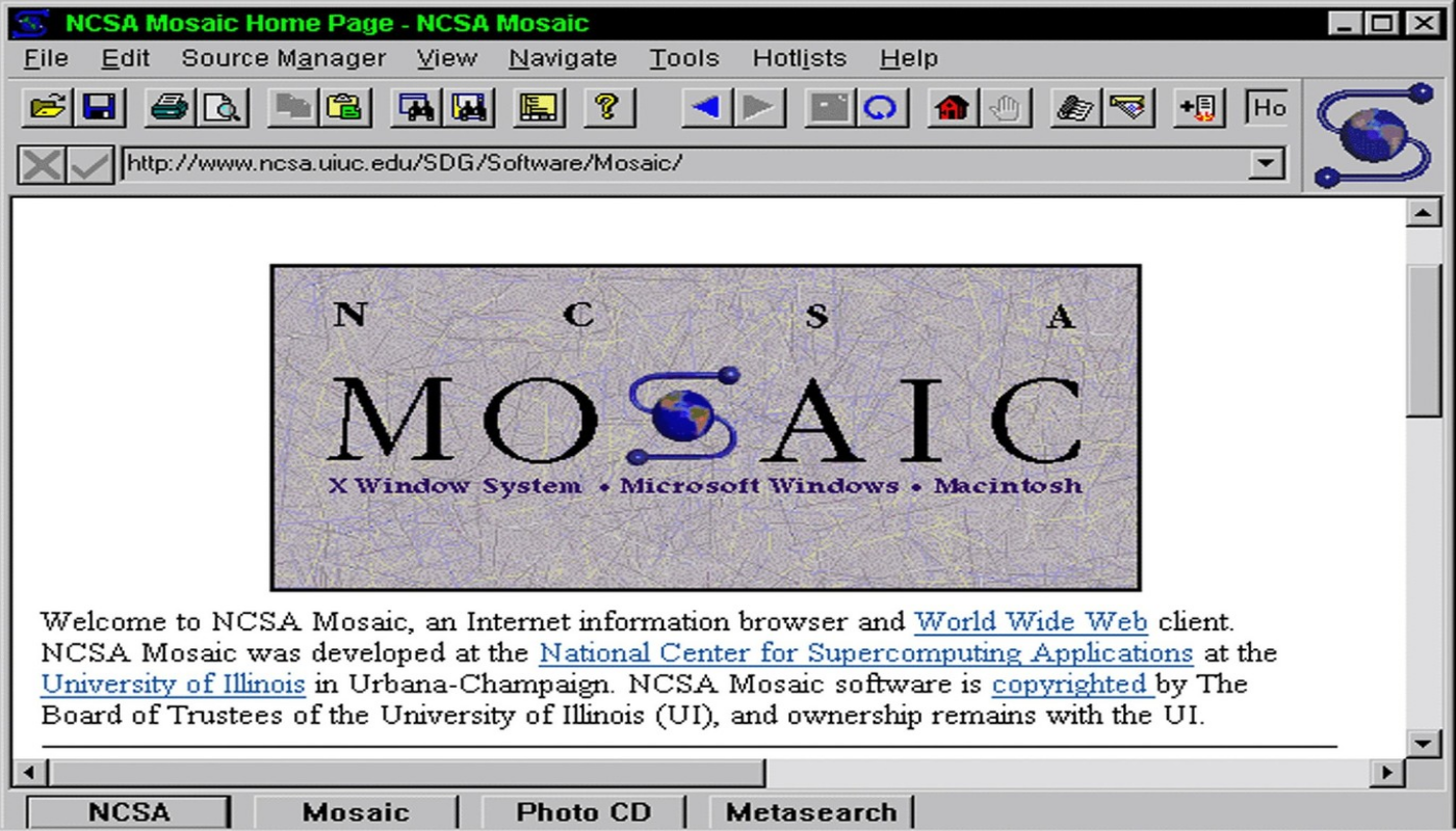 Primer navegador de la historia de Internet