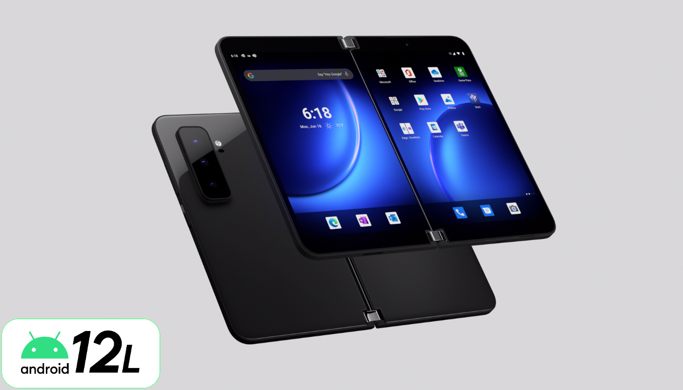 Android 12L para la Surface Duo