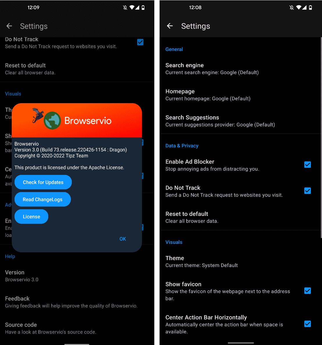 Navegador Browservio