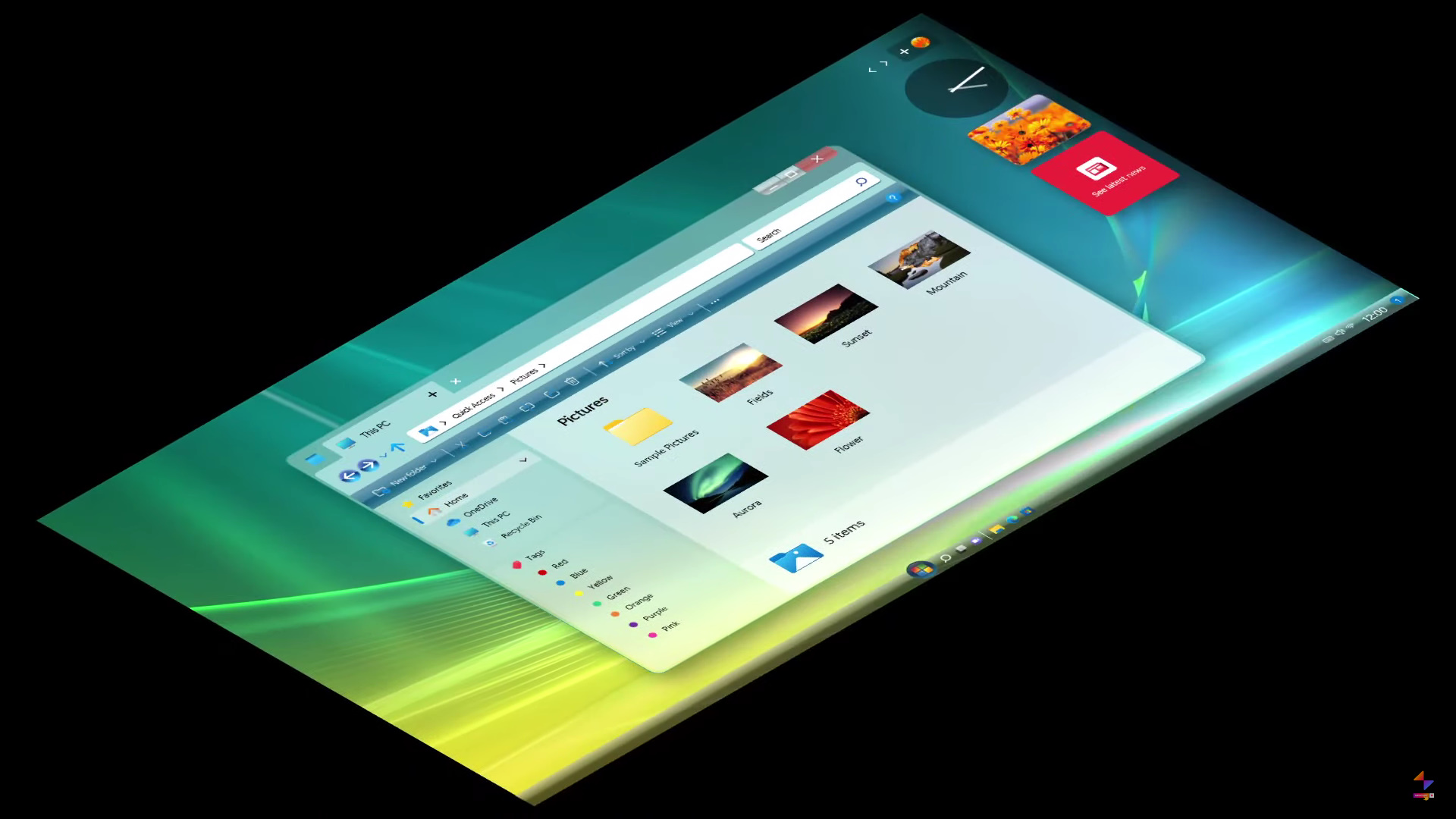 Windows Vista estilo Windows 11
