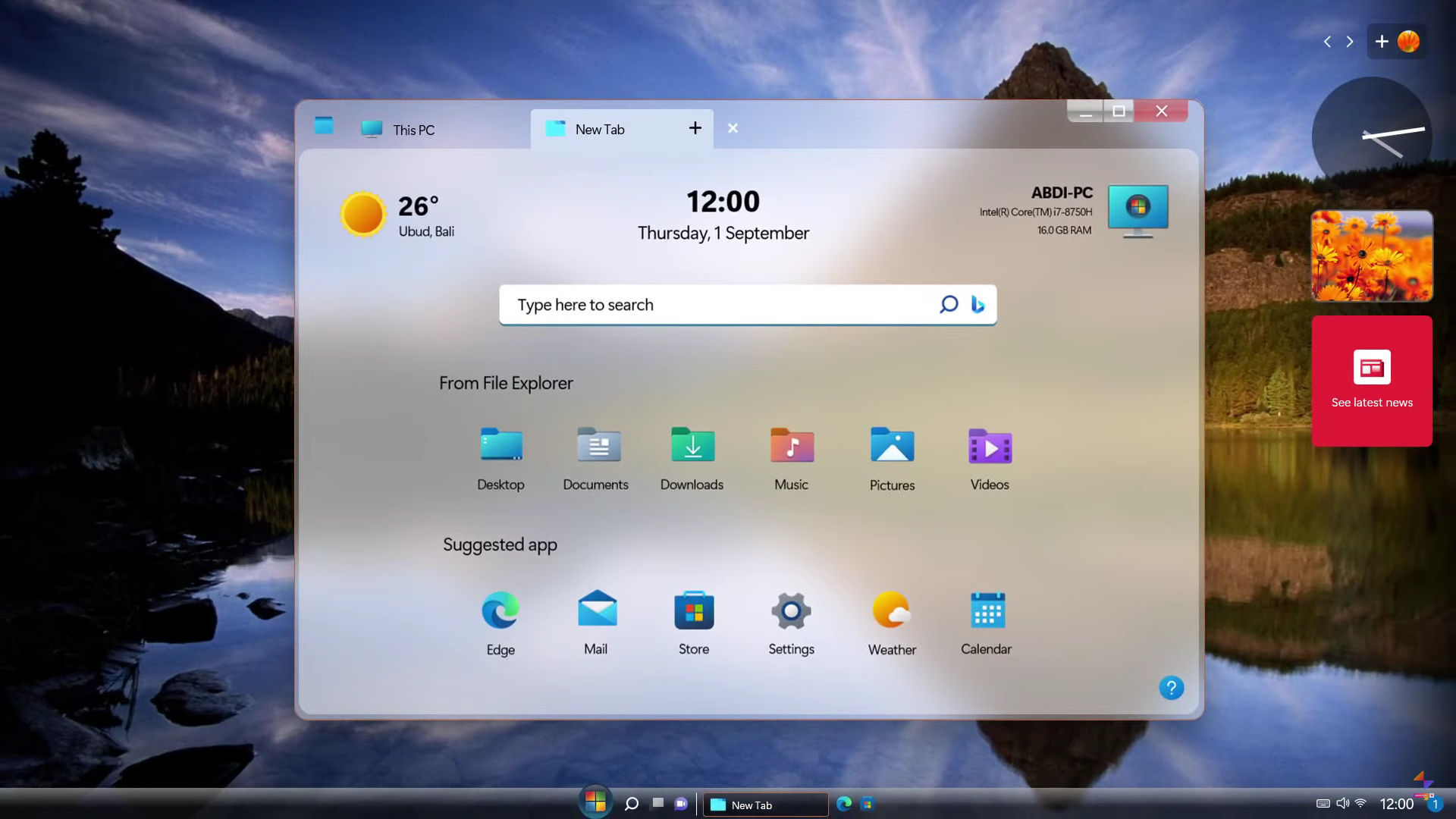 Windows Vista estilo Windows 11