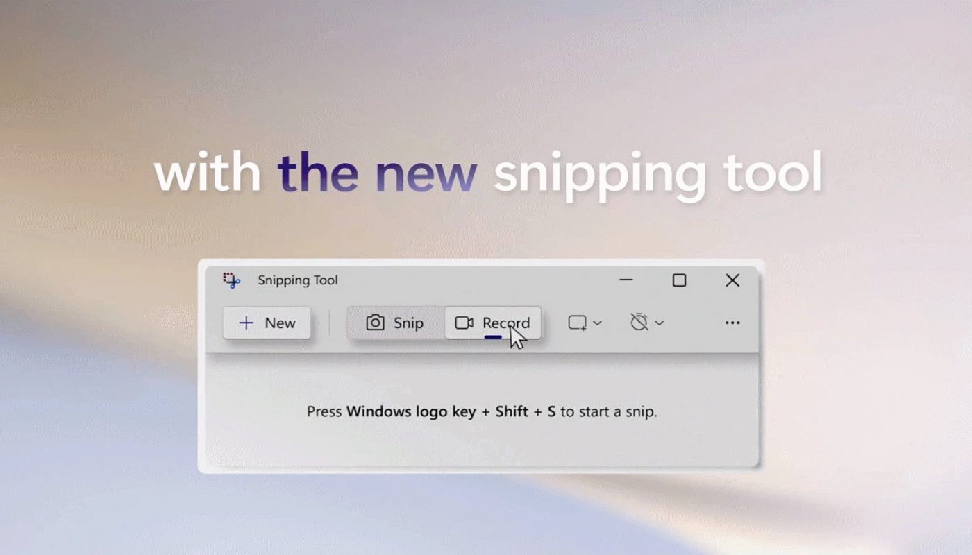 Windows tendrá función nativa de grabar pantalla