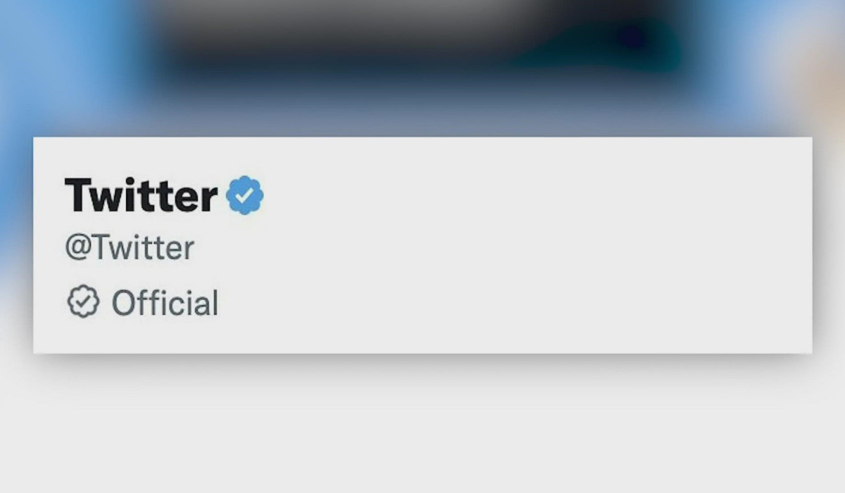 Etiqueta oficial en Twitter