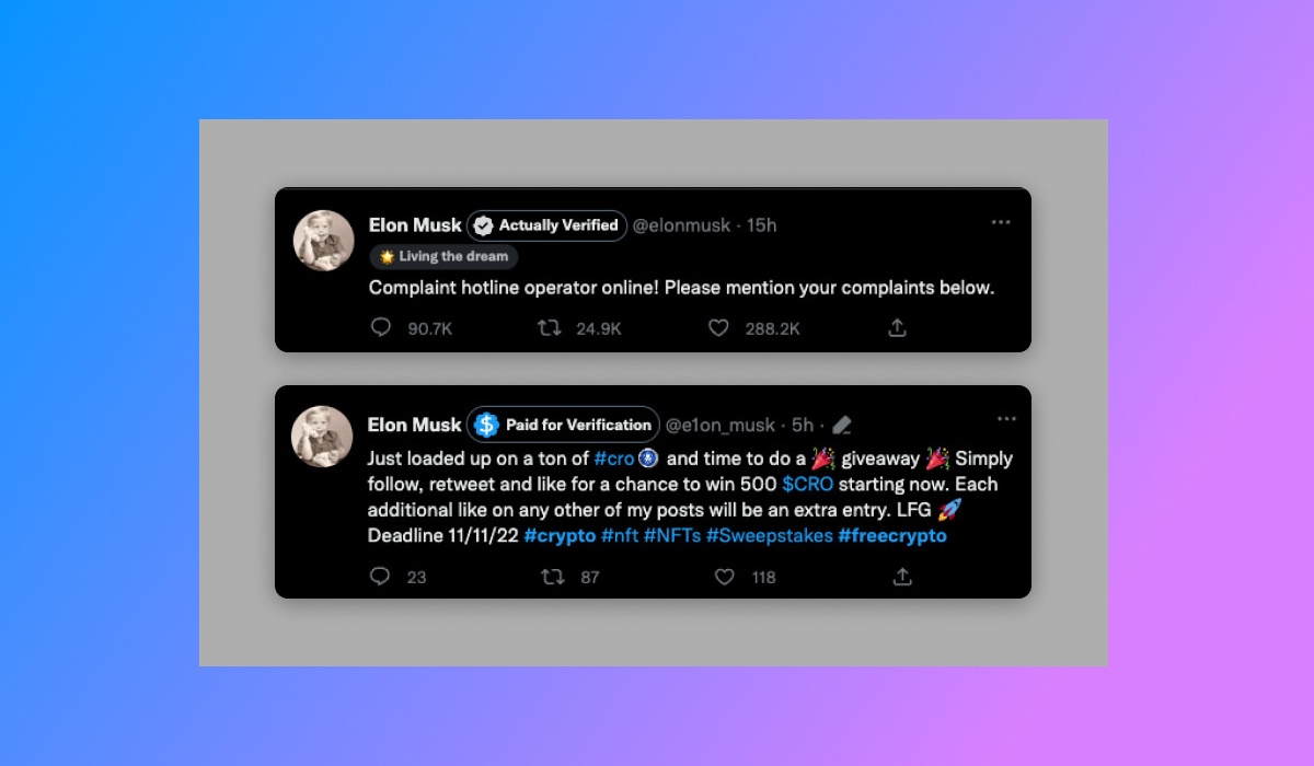 Extensión en Google Chrome para verificar Twitter 