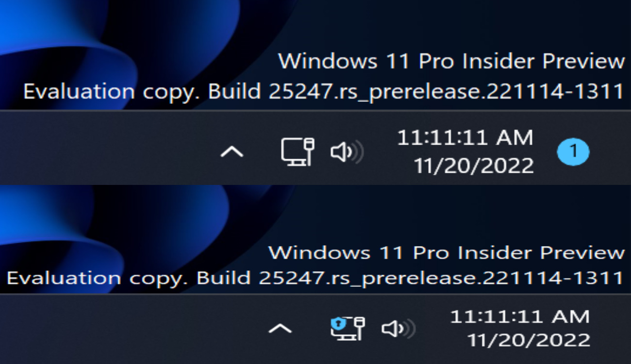 Indicador VPN en Windows 11 