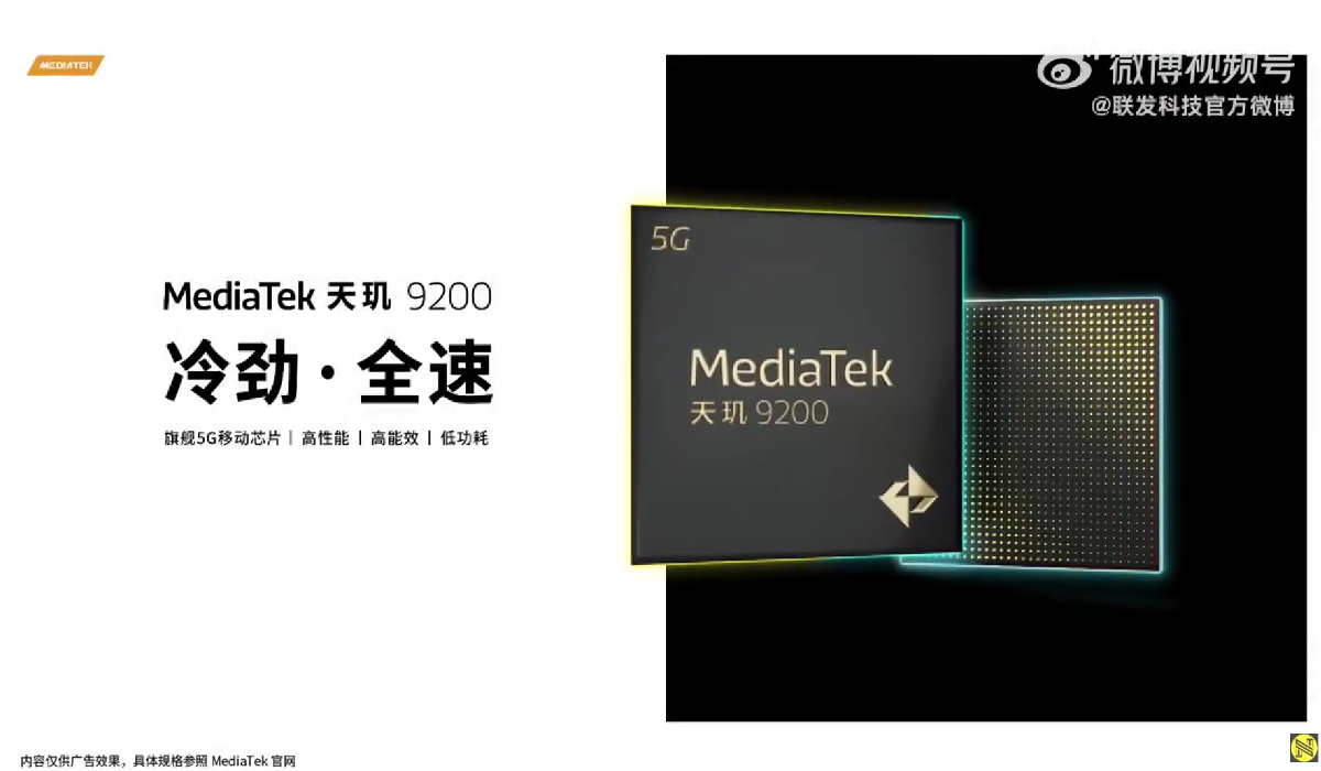 Especificaciones Mediatek Dimensity 9200 